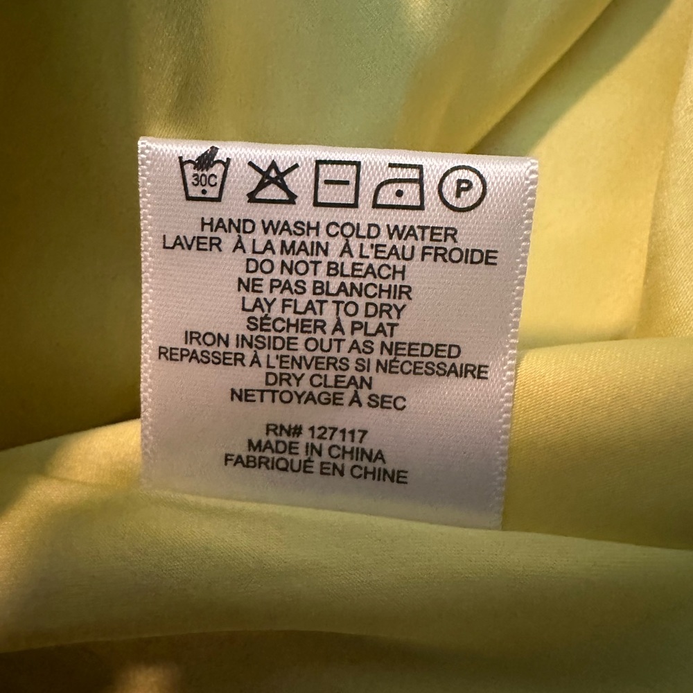 Badgley Mischka "Brianna" Dress PTP 17 Waist 14 Green - Pockets A line - Picture 14 of 16